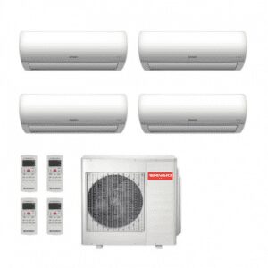 Мульти-сплит система на четыре комнаты до 80 m²